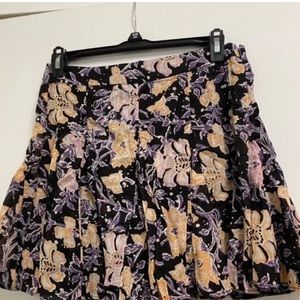 Free People Size 6 Patterned Skirt